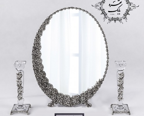 آینه و شمعدان نقره بابک - Babak Silver