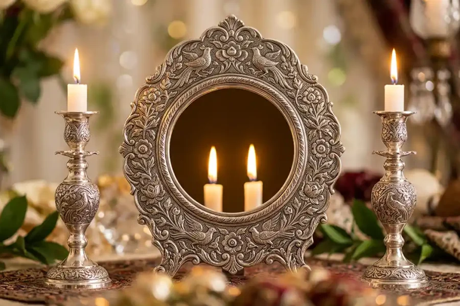 آینه شمعدان سفره عقد نشانه چیست